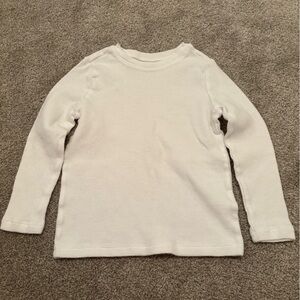 Old Navy White 4T Long Sleeved T-Shirt